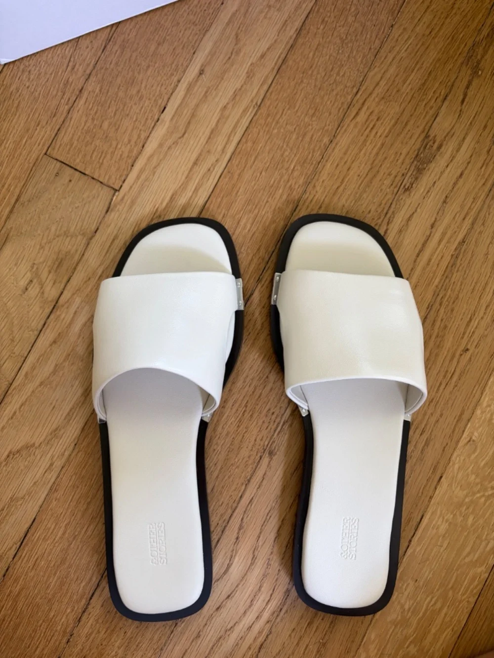 & Other Stories leather slides